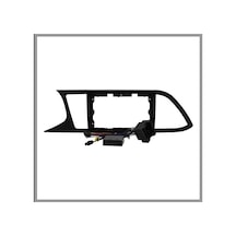 Govimaks Seat Leon 2013-2021 Uyumlu Pıano Black 9 Inc Androıd Multimedya Çerçevesi-soket-canbus