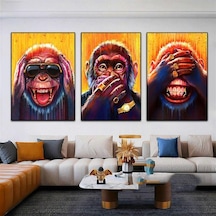 Görmedim Duymadım Bilmiyorum 3 Lü Duvar Posteri Çerçevesiz - 45x30