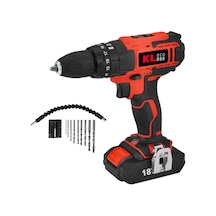Kleco KE18DM-20DB 18V 1.5 Ah Li-ion Çift Akülü Darbeli Matkap Vidalama