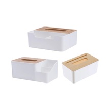 M-japon Doku Kutusu Ahşap Kapaklı Tuvalet Kağıdı Kutusu Katı Ahşap Peçete Tutucu Kılıf Şık Ev Araba Kağıt Mendil Dağıtıcı