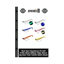 Özel Seri Hayabusa Fs 443 Frilly Shad Silikon 30gr Shore Jig Suni Yem Taktik Sahil Atçek