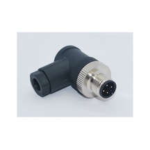 Sl12-m04d M12 90 Derece 4 Pinli Erkek Konnektör 3'lü Paket