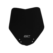 GP Kompozit KTM Duke 250 2011-2016 Uyumlu Spor Ön Cam Siyah 27 cm