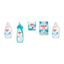Aquabor Doğal Mineralli Sıvı Beyaz + Elde Bulaşık + Tablet + 4 Kg Beyaz + Sıvı Beyaz 5 Li Set Aquabor Doğal Mineralli Sıvı Beyaz + Elde Bulaşık + Tablet + 4 Kg Beyaz + Sıvı Beyaz 5 Li Set