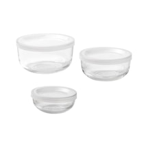 Ikea Bestamma Cam Saklama Kabı Seti - 3 Lü Set - Yuvarlak