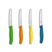 Vct-11 Cm Tırtıklı Domates Ve Sofra Bıçak Renkli Set
