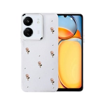 Newface - 487 - Xiaomi Redmi 13c Fiyonk Desenli Kapak - - Aconcept - Desen 6 Diğer