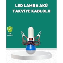 Depomıx Aküden Çalışan 12v Led Ampul Tnabilir Kullanım