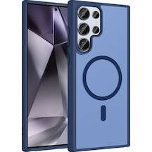 Teleplus Samsung Uyumlu Galaxy S24 Ultra Kılıf Mat Babet Manyetik Şarj Kapak