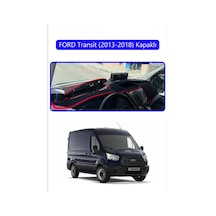 Ford Transit 2013-2018 Kapaklıtorpido Koruma Halısı Mavi Kenar