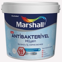Marshall Antibakteriyel Hijyen Iç Cephe Duvar Boyası15 Lt (20Kg) (309722206)