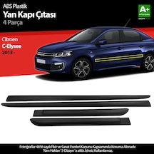 S-dizayn Citroen C-elysee Abs Plastik Yan Kapı Çıtası 2013 Üzeri A+ Kalite