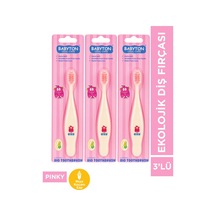 Ekolojik Diş Fırçası 3'lü Set Pinky