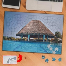 Havuz, Gölge, Klübe 240 Parça Puzzle Yapboz Tablo-689