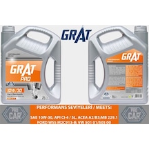 Grat 610307 Motor Yağı 7 Lıtre 10W30 Yarı Sentetık Cı-4