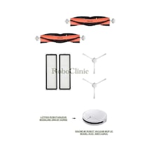 Xiaomi Mi Robot Vacuum Mop 2c Model Kod: Xmstjqr2c Uyumlu Fırça,filtre Seti-6 Parça