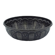 Ludıa Dekoratif Desenli Geleneksel Hamam Banyo Tası 6cmx20cm Koyu Gri Ludıa Dekoratif Desenli Geleneksel Hamam Banyo Tası 6cmx20cm Koyu Gri