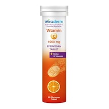 Miraderm Vitamin C 1000 Mg 20 Efervesan Tablet
