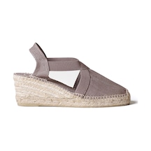 Sandalet Kadın Ter Toni Pons Elactic Linen Taupe Taba