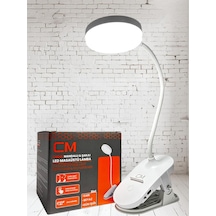 Cm 3 Işık Modlu Led Masa Lambası Mandallı, Usb Şarjlı, Taşınabilir Çok Renkli