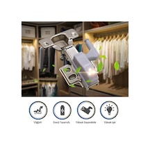Buffer Beyaz Gardrop Dolap Içi Led Aydınlatıcı 2'Li N11.20244