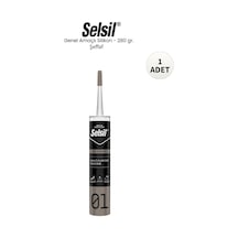 Selsil Genel Amaçlı Şeffaf Silikon Çok Amaçlı Yapıştırıcı 280 Gr Şefaf