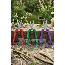 Tr Lz-k35 Bağ Bahçe Bitki Çiçek Gül Üzüm Narenciye Budama Makası Set 3 Adet