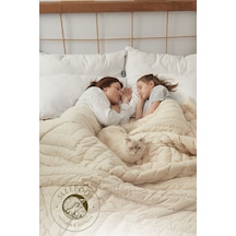 Sleepoos El Yapımı %100 Organik Yün Yorgan 215 x 235