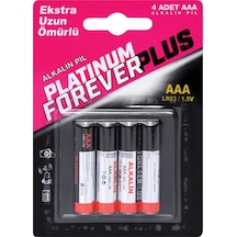 Forever Plus Platınum Alkalin İnce Pil 4'lü