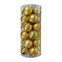 24 Adet 5 Cm Gold Renk Yılbaşı Çam Ağacı Süsleme Cici Topu Diğer