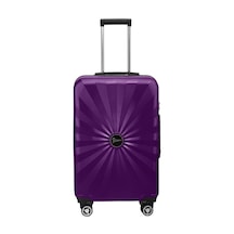 Louisiana Polo Orta Boy %100 Polikarbon Valiz 4x2 Teker Mor 1809 Mor