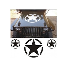 Army Star Askeri Yıldız Araba Off-Road Araba Sticker Set 2 Araba