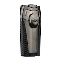 Quantoro 2 Torch Pürmüz Siyah-gunmetal Metal Puro Çakmağı - Trz1036