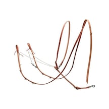 Deri Harness Almanca Martingal, Pas Rengi
