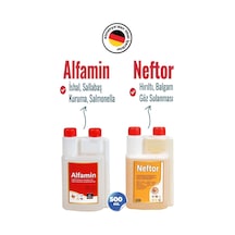 2li Set Kuşlar Alfamin Ishal + Neftor Hırıltı Seti 500 Ml