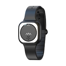 Vkemall F8 Ultrasonik Sivrisinek Kovucu Elektronik Sivrisinek Kovucu Bileklik Açık Hava Taşınabilir Saat Sivrisinek Kovucu Saat Siyah