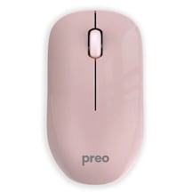 Preo Ergonomik Pastel Kablosuz Sessiz Mouse Pembe M19