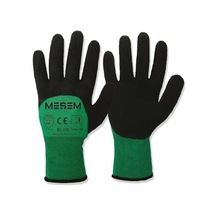 Meşem El250 Yeşil-siyah Soft Latex İş Eldiveni 10 Numara,1 Çift