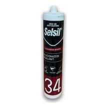 Selsil Silikonize Mastik Beyaz 450 Gr