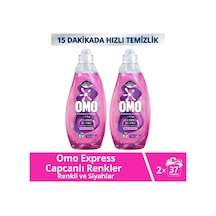 Express Fresh Capcanlı Renkler Renkli Ve Siyahlar Sıvı Çamaşır Deterjanı 1480 Ml X2
