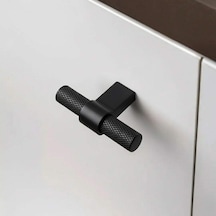 System Düğme Mobilya Kulbu Siyah Renk 8mm Kulp Sy8774 0008 Al6-al6 Çok Renkli