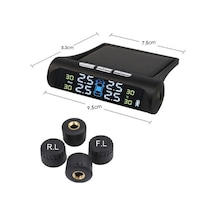 Xetec Tpms Renkli Ekran Pilli ve Güneş Enerjili Lbs