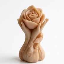 Dekoratif Gül Silikon Kalıp 9.5x4 Cm