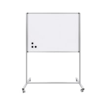 Mıknatıslı Mobil Ayaklı Beyaz Yazı Tahtası 90x120cm Beyaz