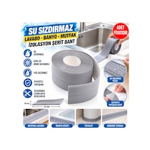 Gri Su Sızdırmaz Banyo Mutfak Lavabo Küvet İzolasyon Şerit Bant Adet Fiyatıdır Çok Renkli