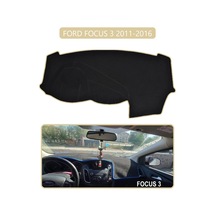 Ford Focus 3 2011-2016 Torpido Koruma Halısı Bej Kenar