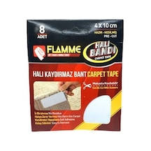 Flamme-2116 Halı Kaydırmaz 4x10cm 8 Adet Bant Bandı - 25'li Paket