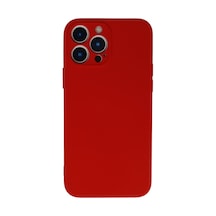 Apple iPhone Uyumlu 13 Pro Max Kılıf Nano İçi Kadife Silikon - Kırmızı Bzsxx00 1