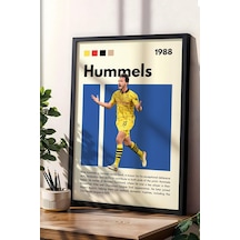 Mats Hummels Çerçeveli Tablo - Dekoratif Çerçeveli Futbolcu Poster Tablo