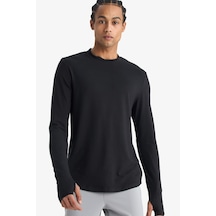 Defacto Defactofit Slim Fit Dar Kesim Dik Yaka Sporcu Uzun Kollu Body F2422ax25wnbk81 Siyah